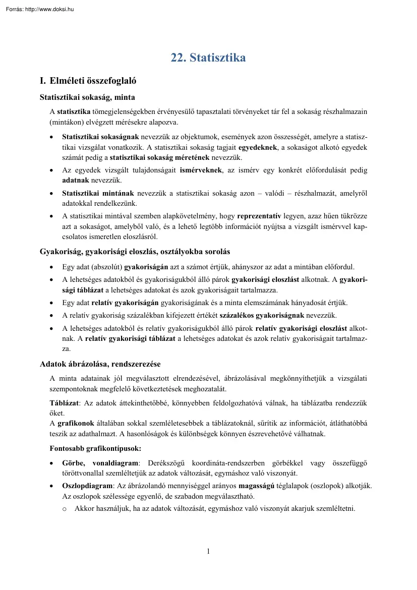 Statisztika