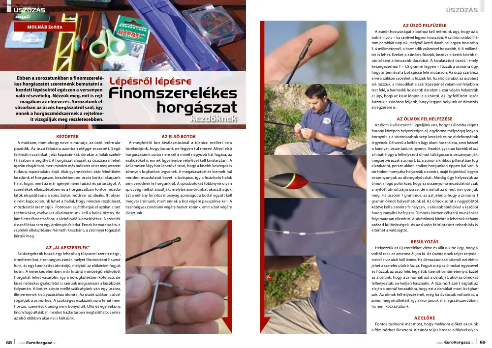 Molnár Zoltán - Finomszerelékes horgászat kezdőknek