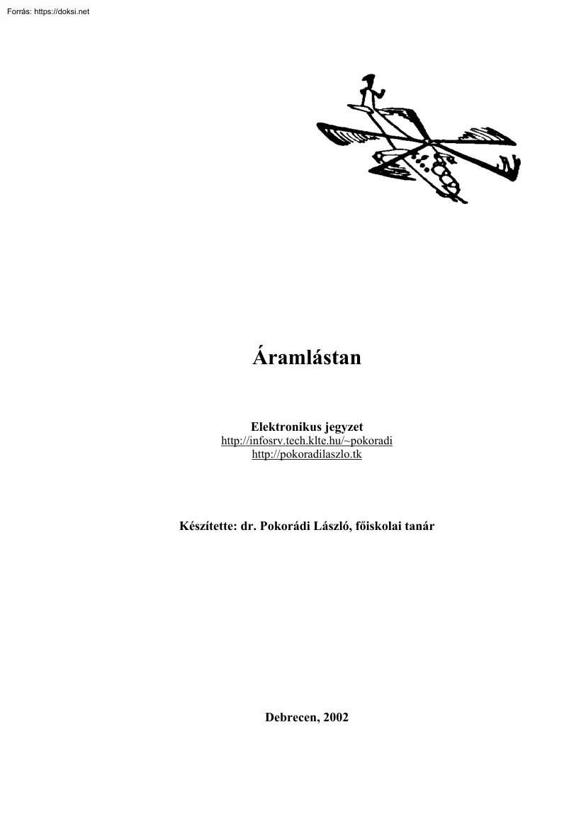 dr. Pokorádi László - Áramlástan