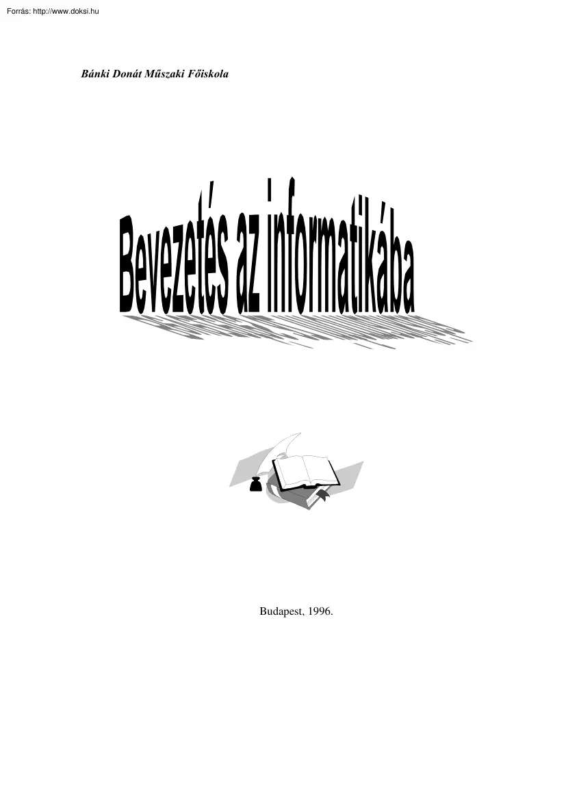 BMF-NIK Várai Péter - Információelmélet jegyzet