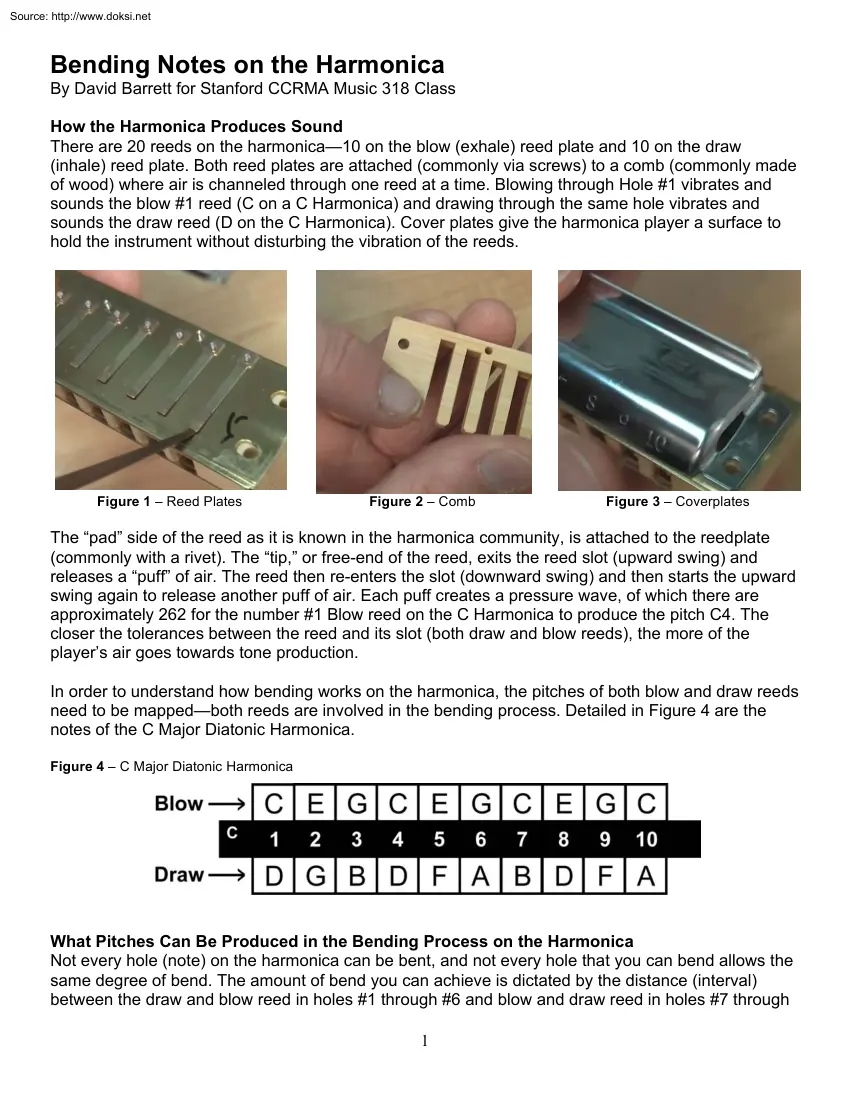 David Barrett - Bending Notes on the Harmonica