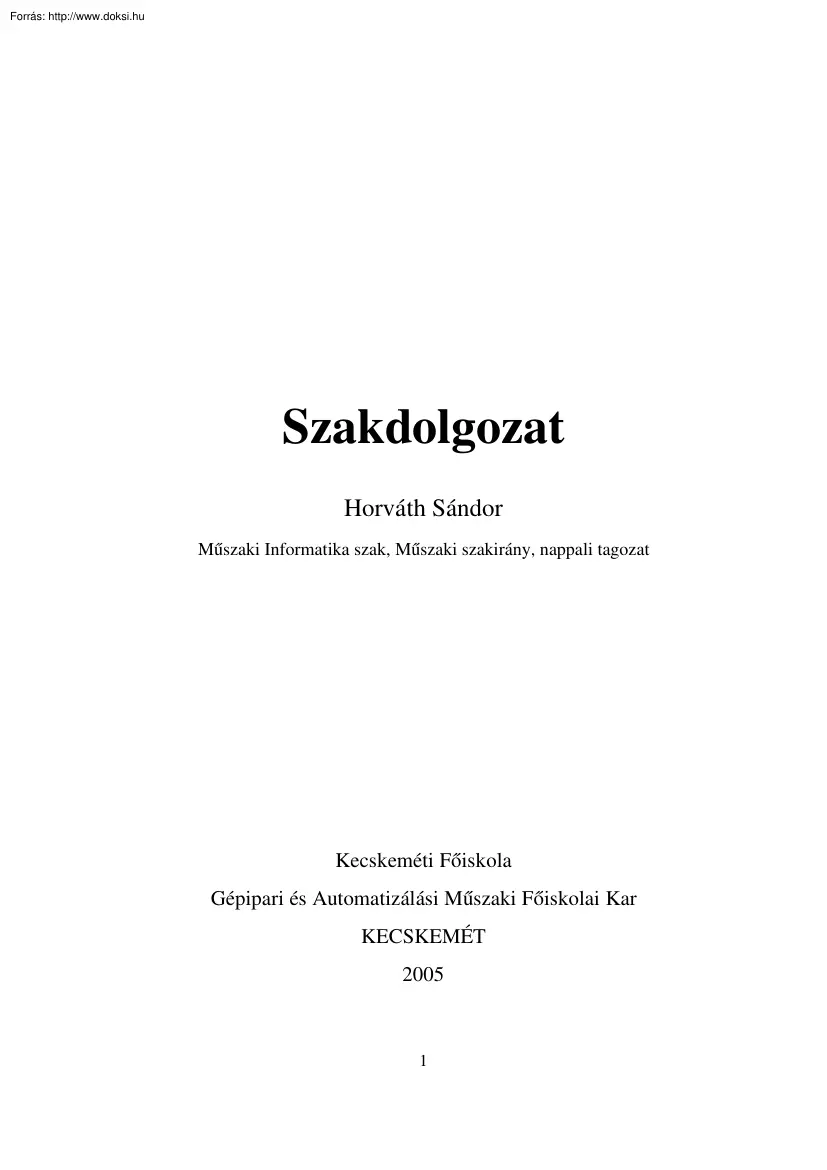 Horváth Sándor - Weboldalak használhatósága példák tükrében