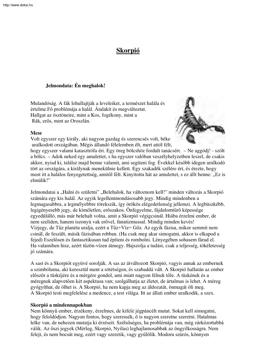 A Skorpió