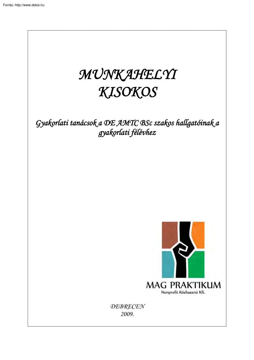 Munkahelyi kisokos