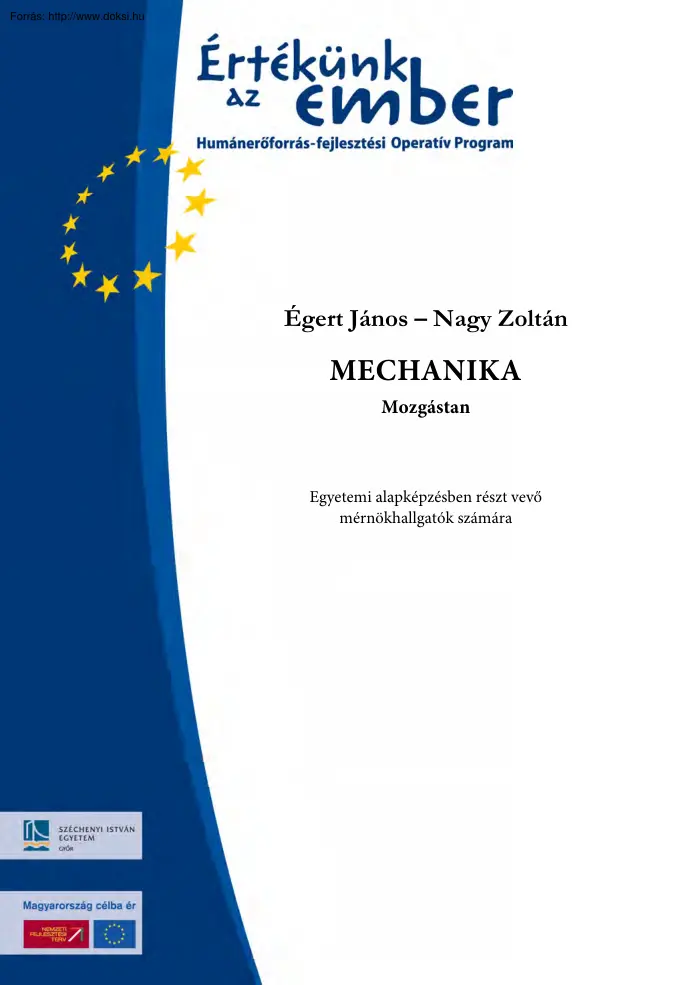 Égert-Nagy - Mechanika, Mozgástan