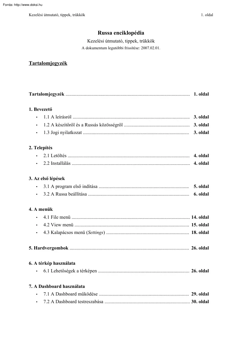 Rábay Andor - Russa enciklopédia