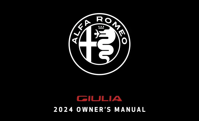 Alfa Romeo Giulia 2024, owners manual