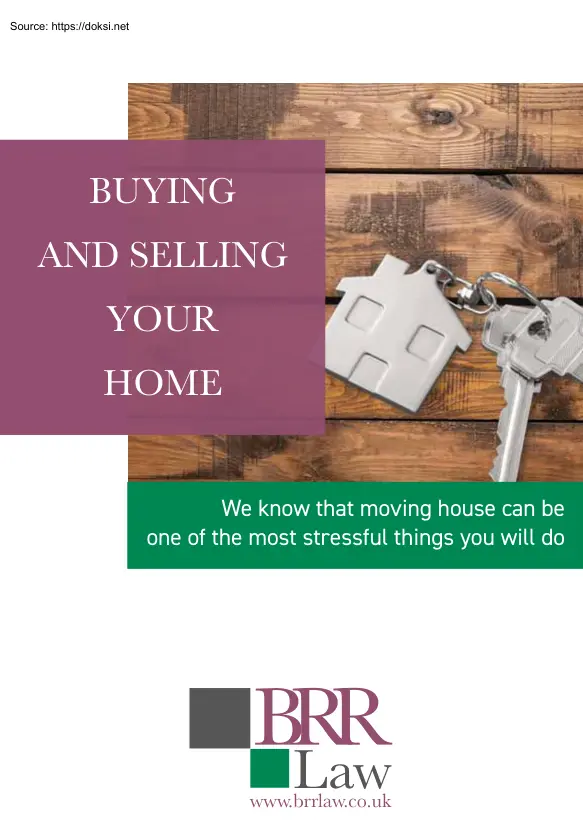 Buying and Selling Your Home