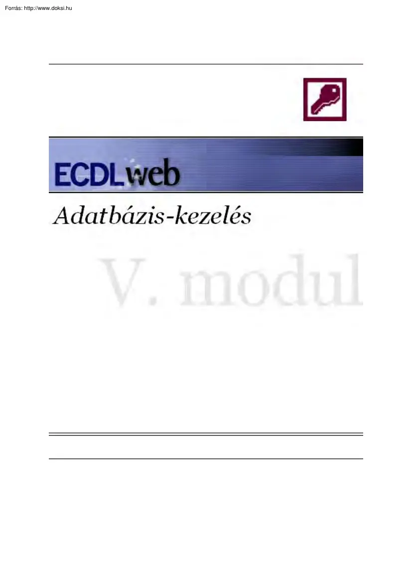 Adatbázis-kezelés