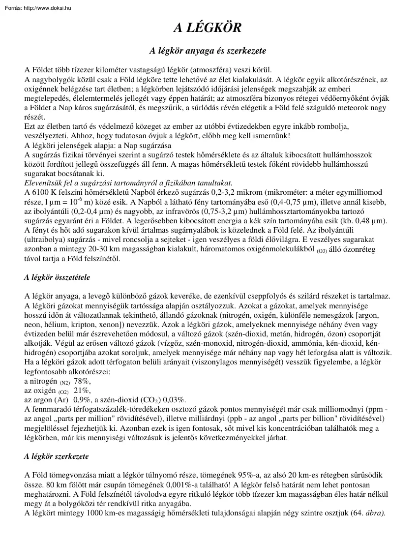 A légkör