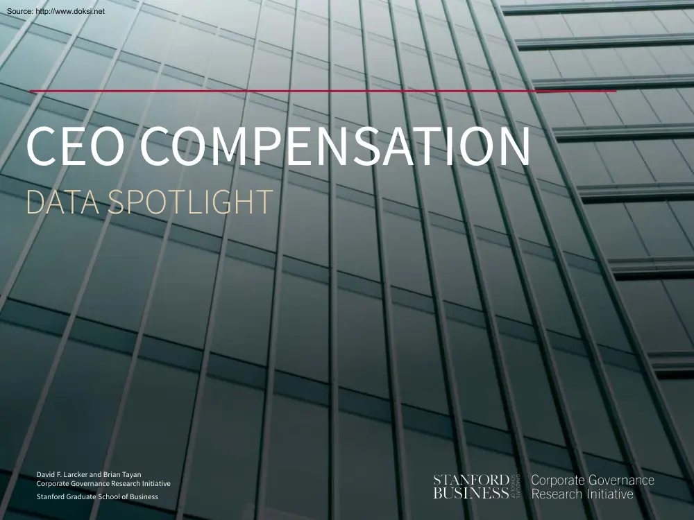CEO Compensation