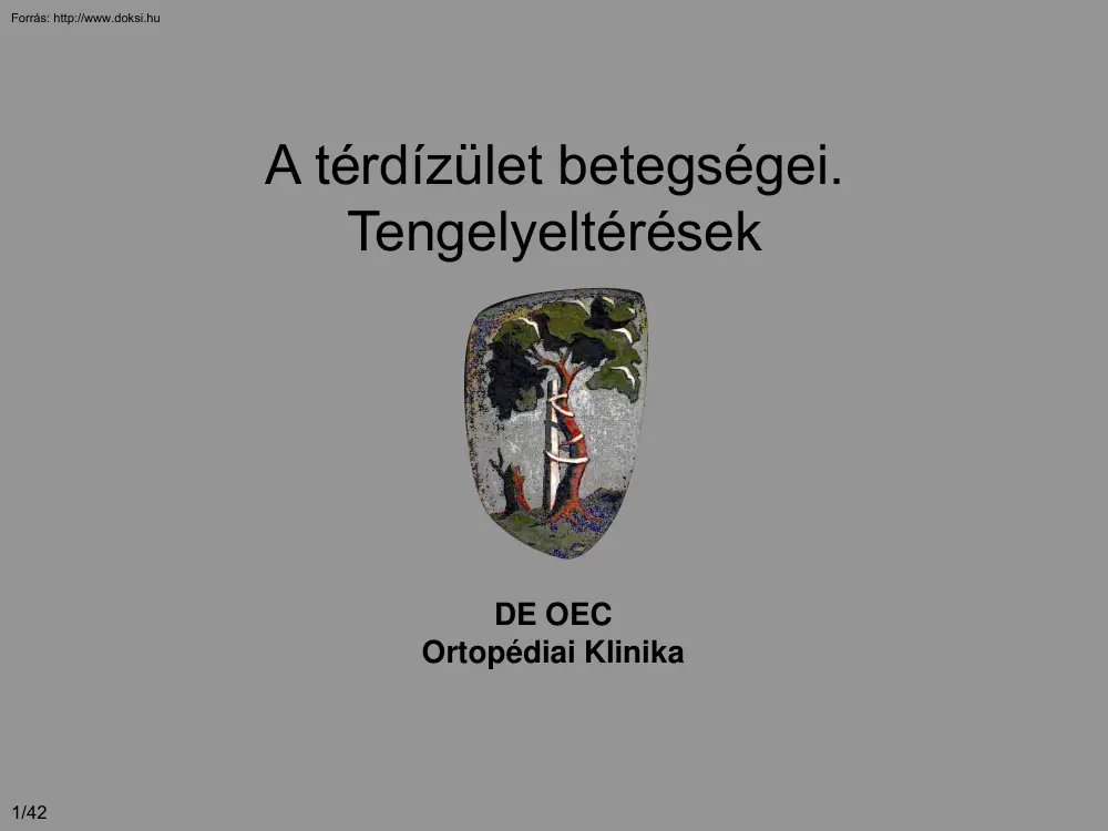 Csernátony Zoltán - A térdízület betegségei, Tengelyeltérések