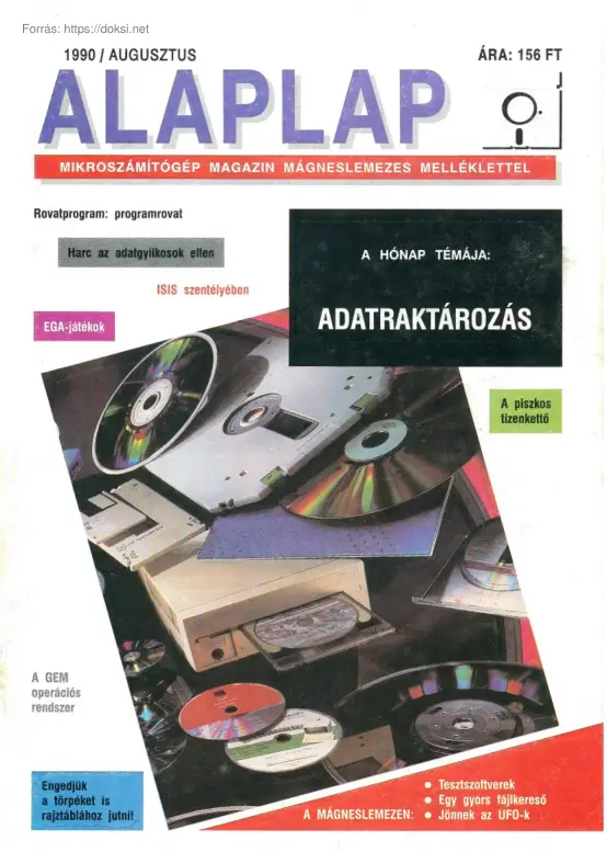 Új alaplap magazin, 1990-08