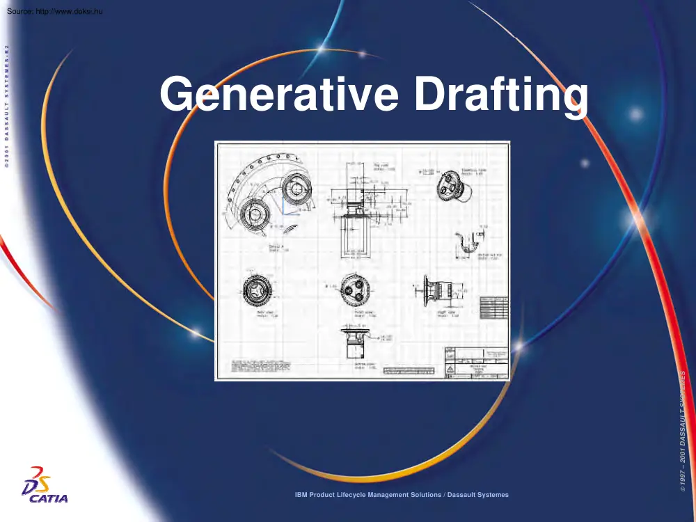 Catia generative drafting