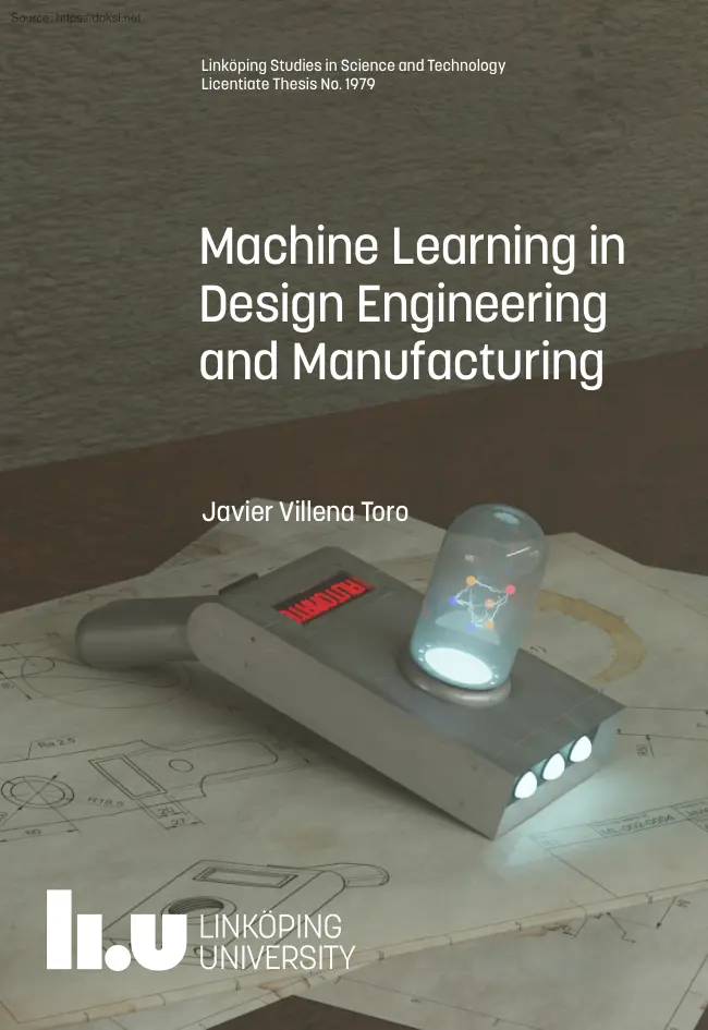 avier Villena Toro - Machine Learning in Design Engineering and Manufacturing