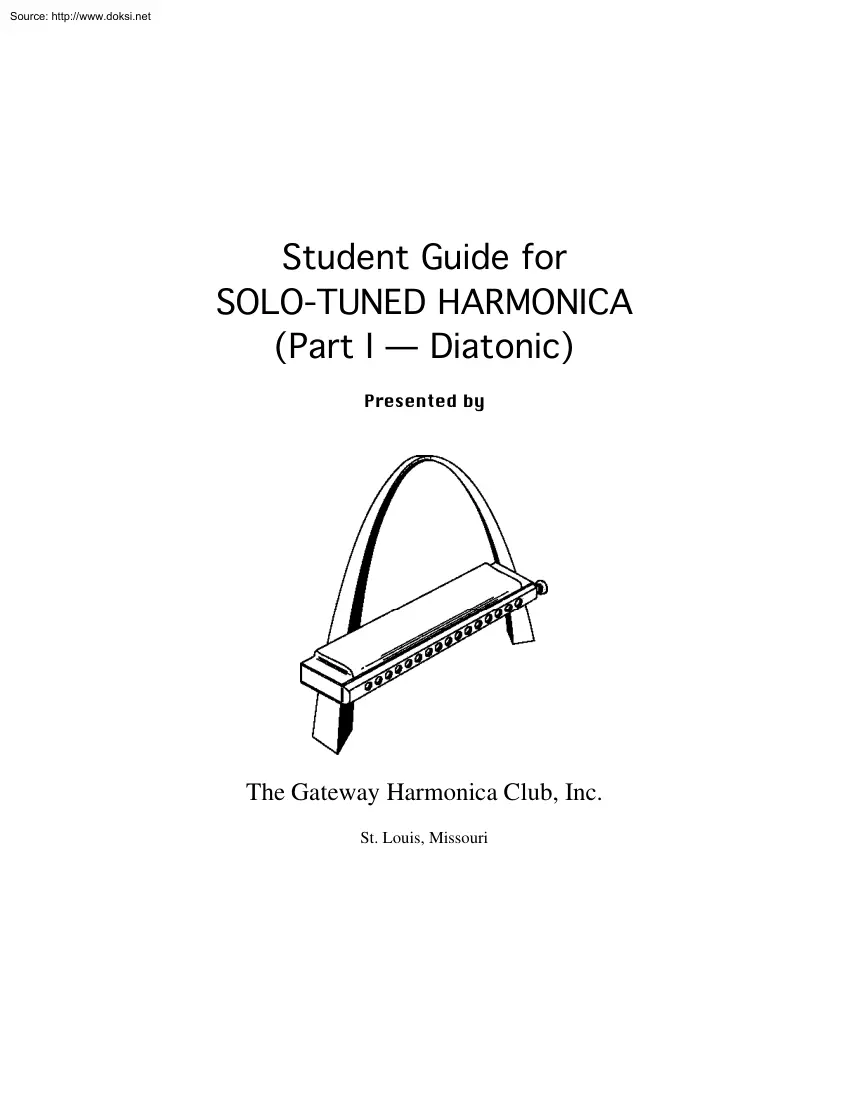 Student Guide for Solo Tuned Harmonica