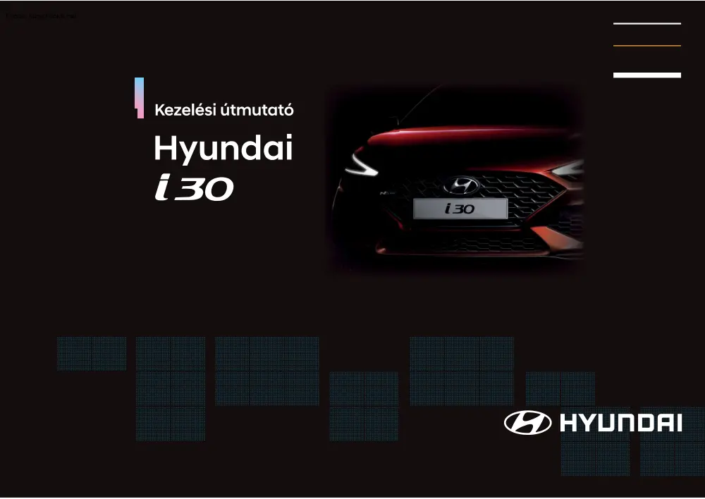 Hyundai i30 kezelési útmutató, 2020