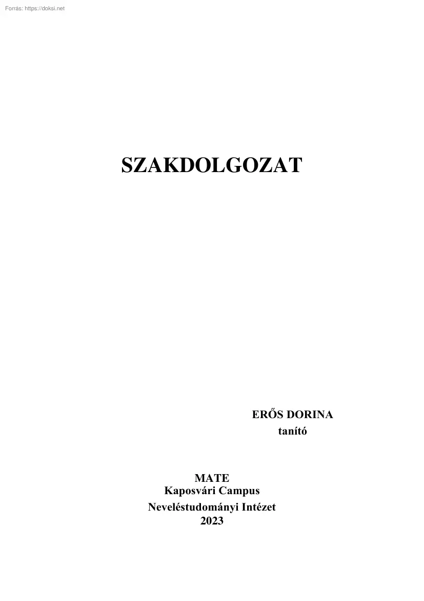 Erős Dorina - Kötelező olvasmányok az 5. osztályban