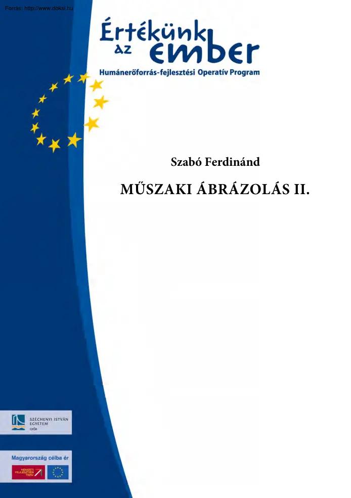 Szabó Ferdinánd - Műszaki ábázolás II