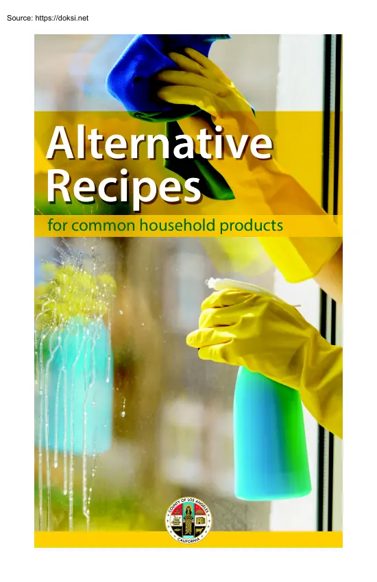 Alternative Recipes for Common Household Products