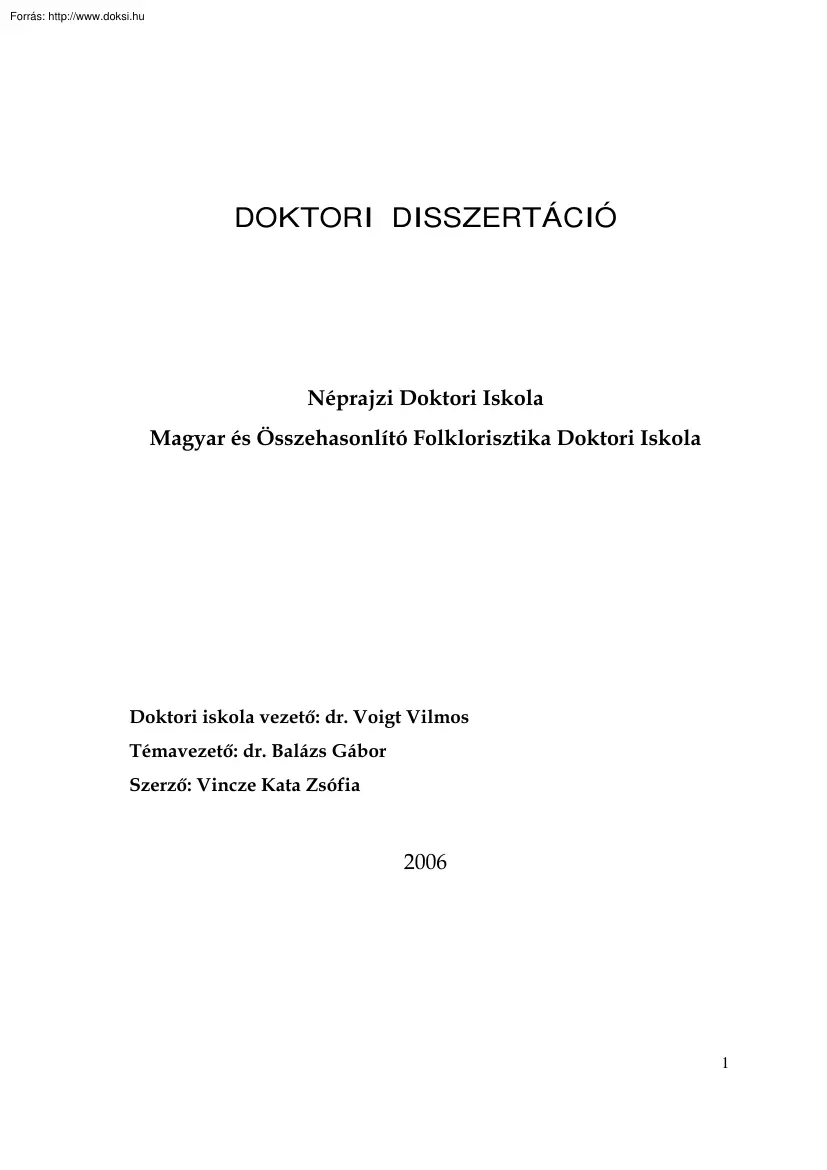 Vincze Kata Zsófia - Visszatérők a zsidó valláshoz Budapesten, A hagyománytól való