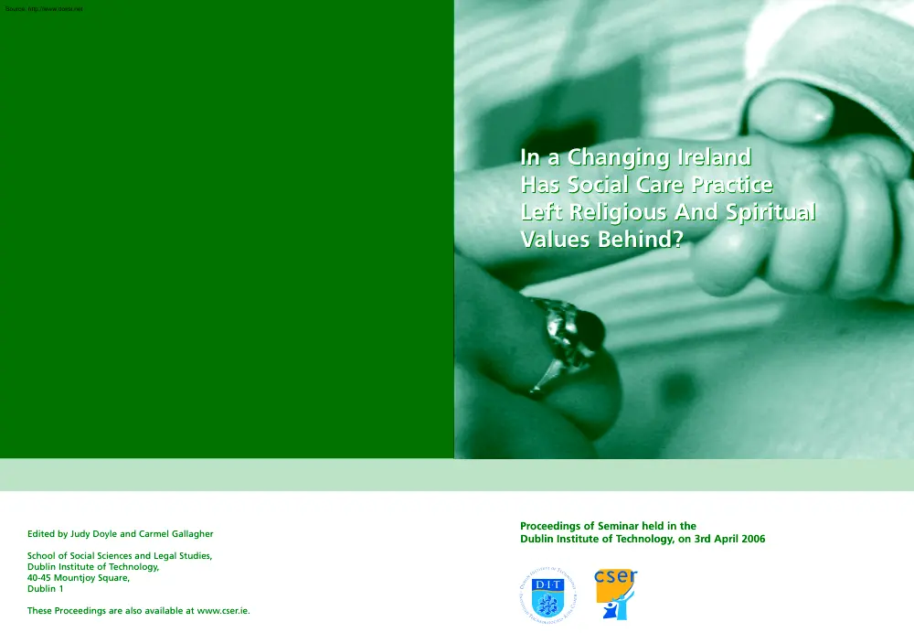 Doyle-Gallagher - In a Changing Ireland Has Social Care Practice Left Religious And Spiritual