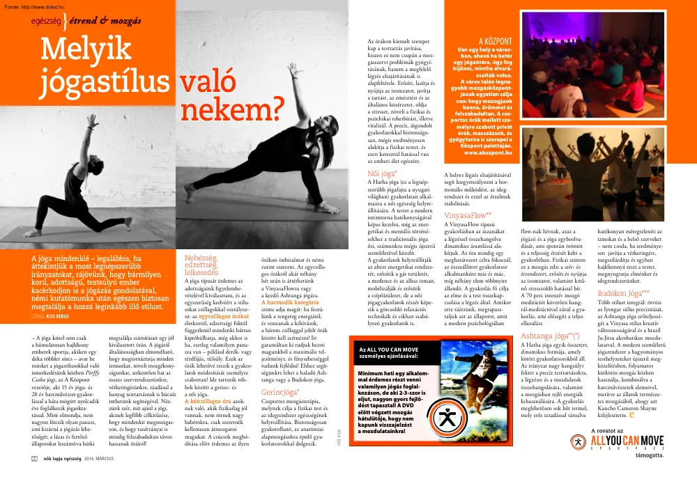 Melyik jógastílus való nekem