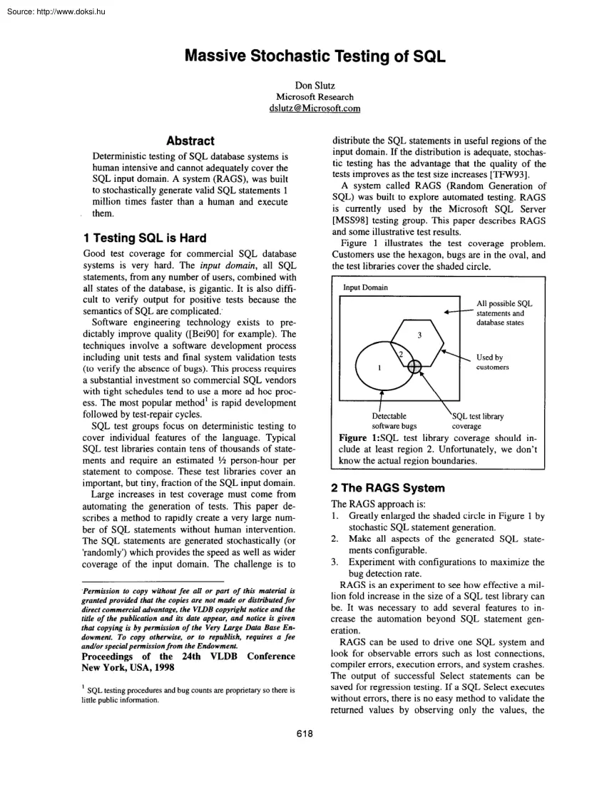 Don Slutz - Massive Stochastic Testing of SQL
