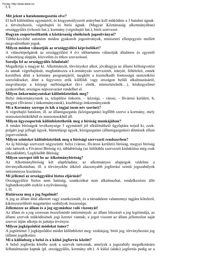 Gazdasági jog kérdések és válaszok