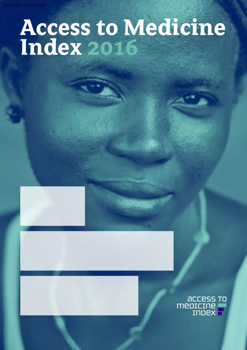 Access to Medicine Index 2016