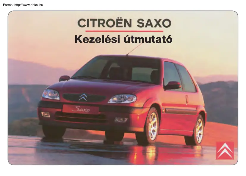 Citroen Saxo kezelési útmutató