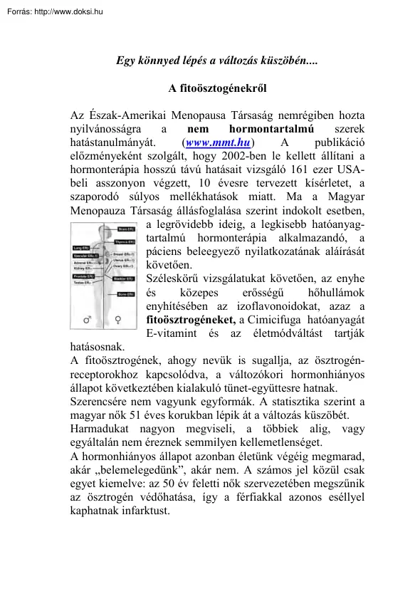 Pirochné Simon Zsuzsa - A fitoösztrogénekről