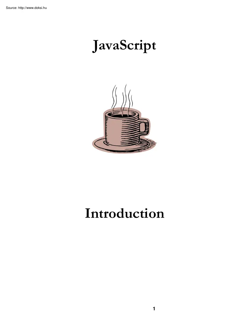 About JavaScript