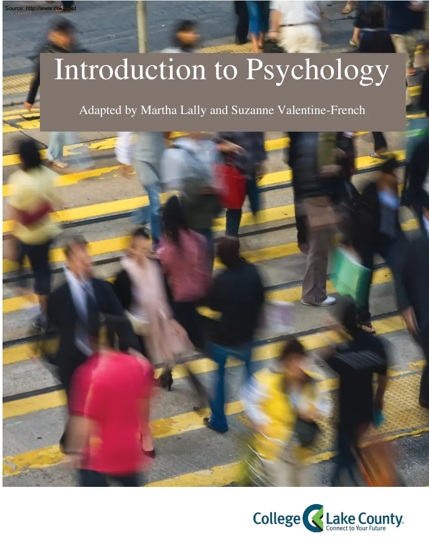 Lally-French - Introduction to Psychology