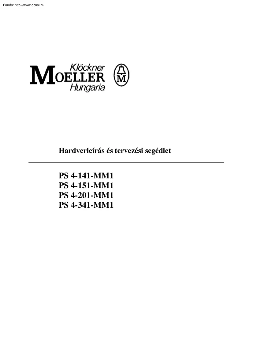 PLC hardverleírás és tervezési segédlet