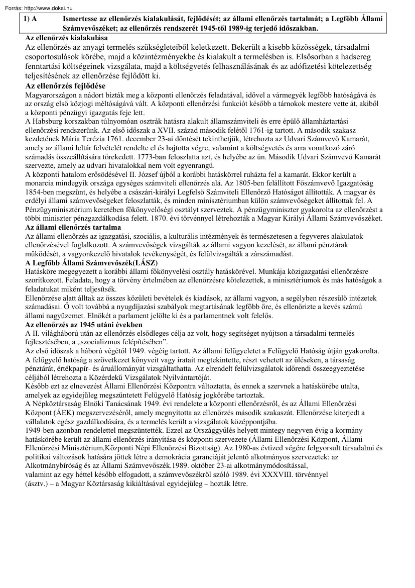 Mérlegképes könyvelő, kidolgozott ellenőrzés tételek