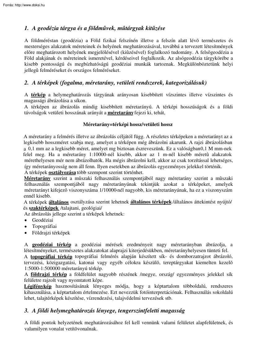 Geodézia tételek, 2003