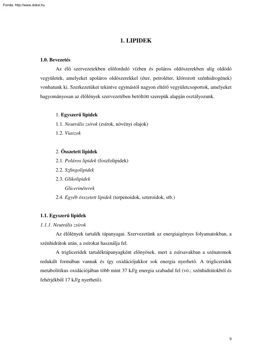 Lipidek