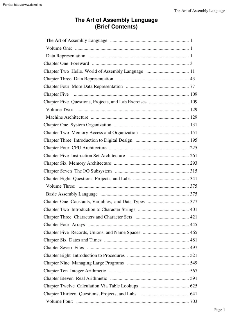 The Art of Assembly Language 32-bit Edition