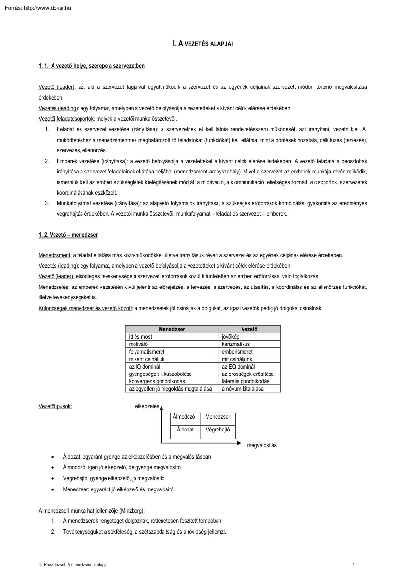 Mérlegképes könyvelő, vezetési ismeretek