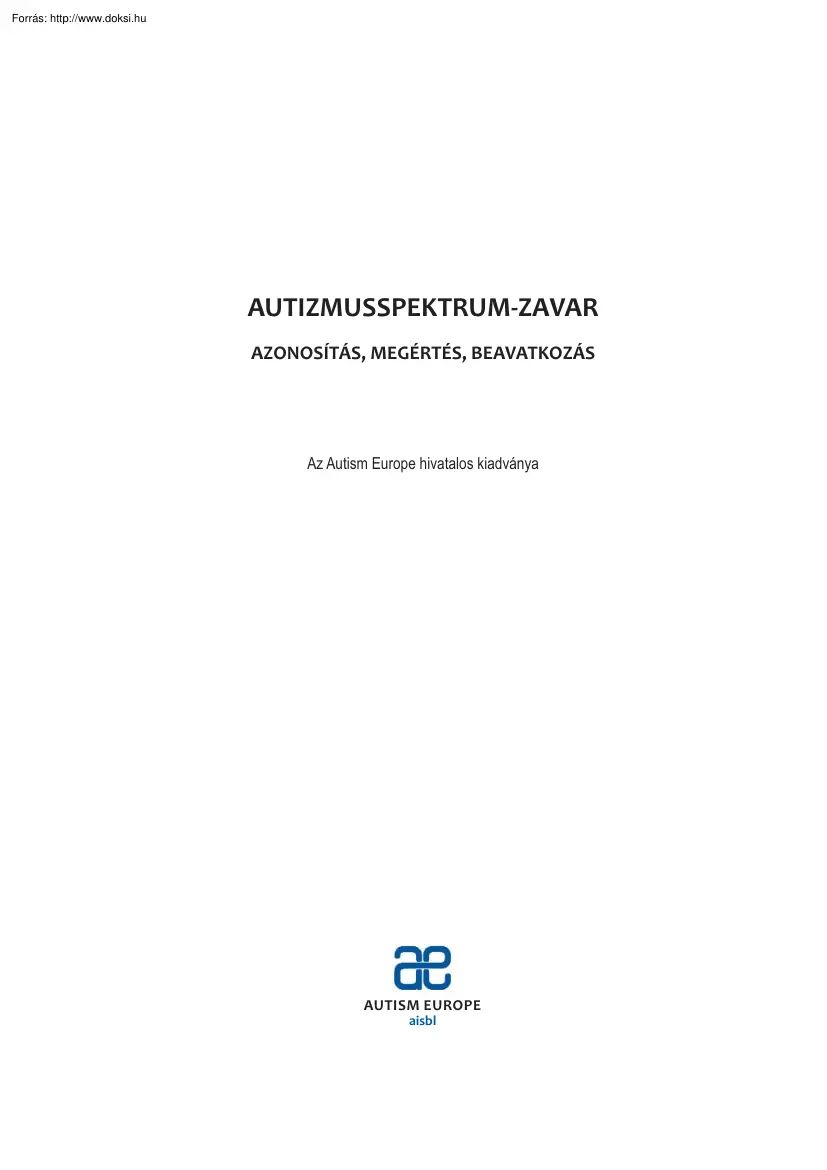 Autizmusspektrum-zavar