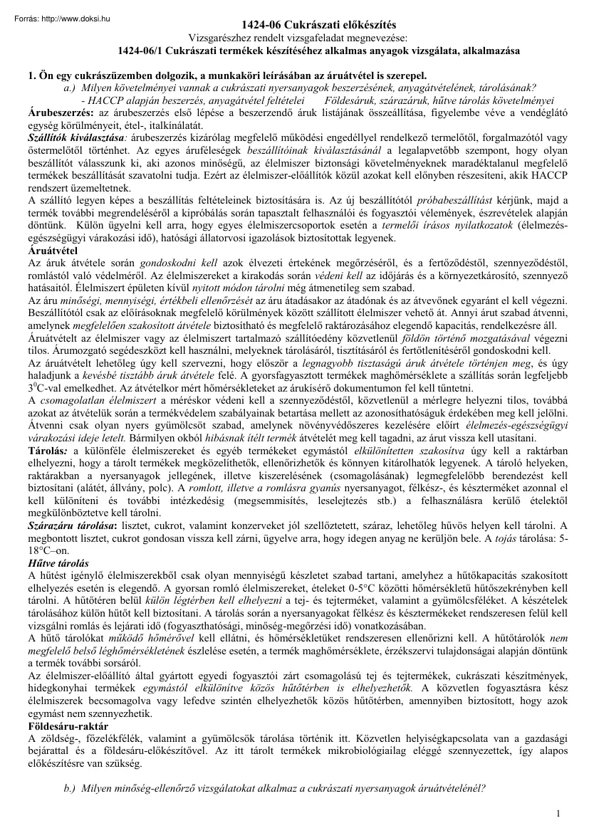 Cukrászati előkészítés