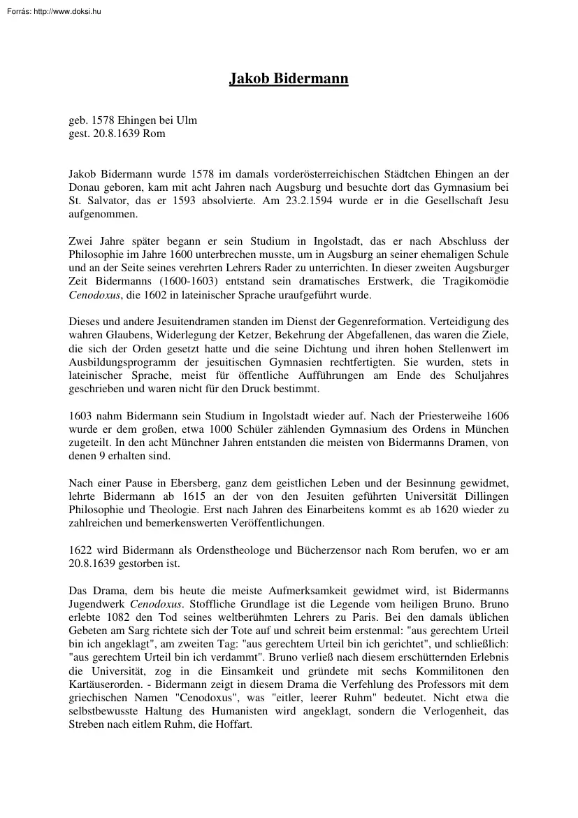 Jakob Bidermann