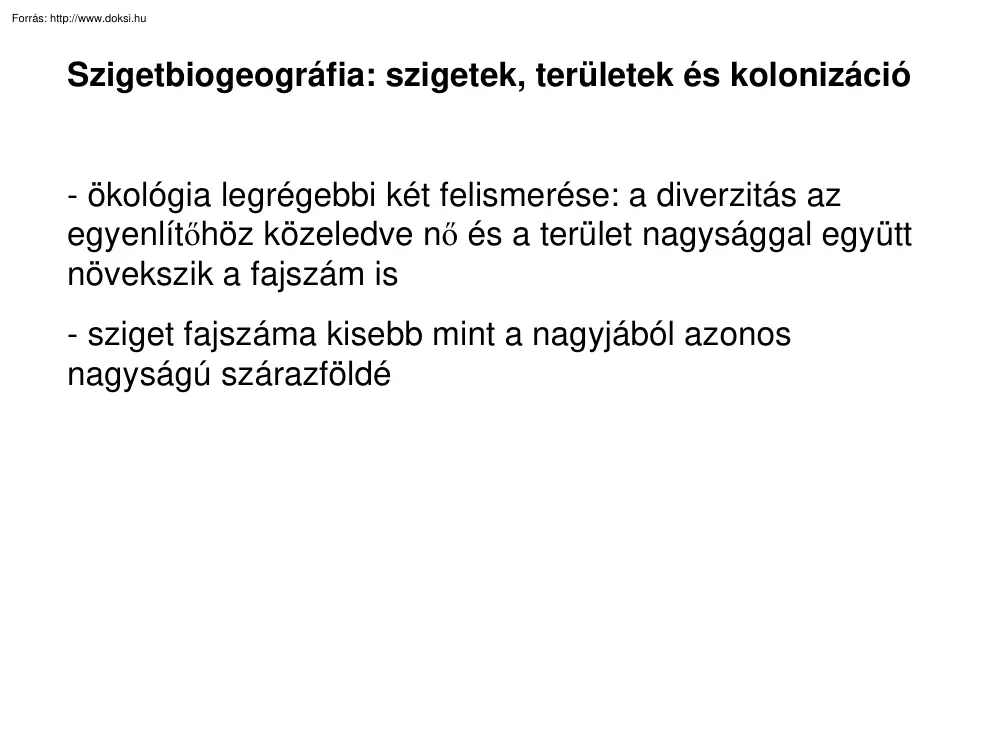 Szigetbiogeográfia