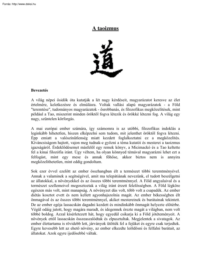 A taoizmus