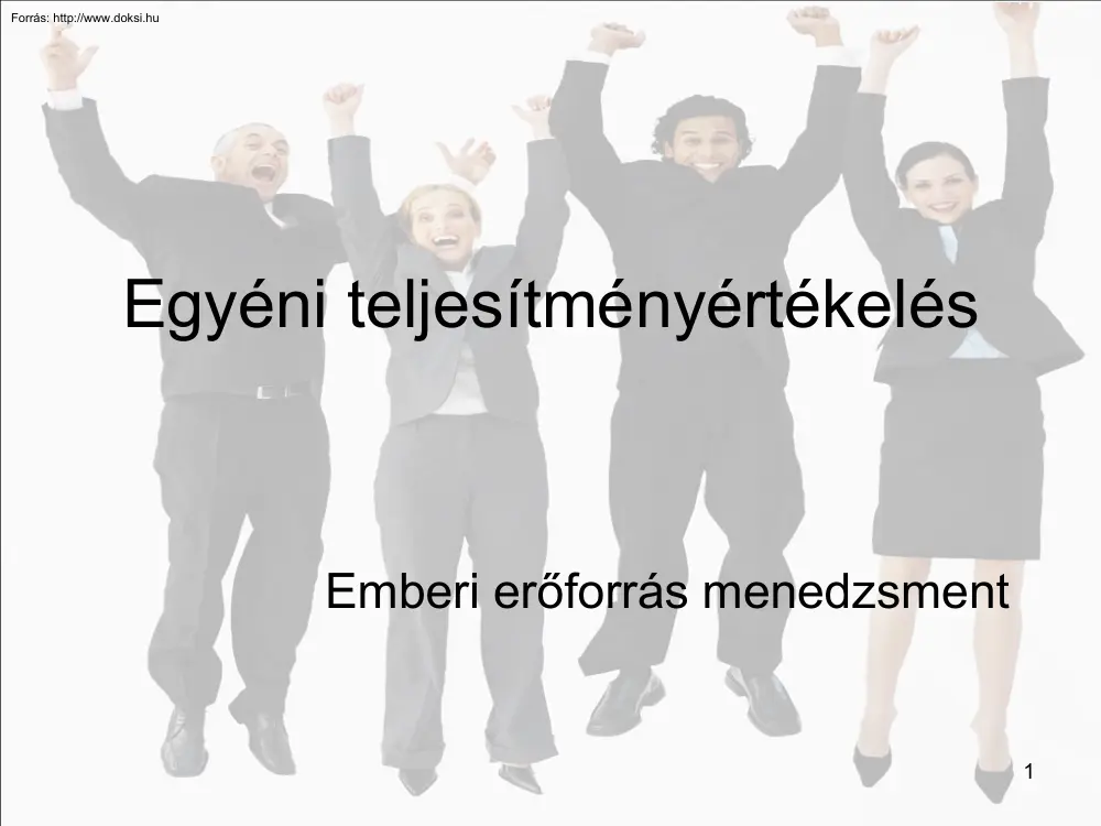 Finna Henrietta - Egyéni teljesítményértékelés