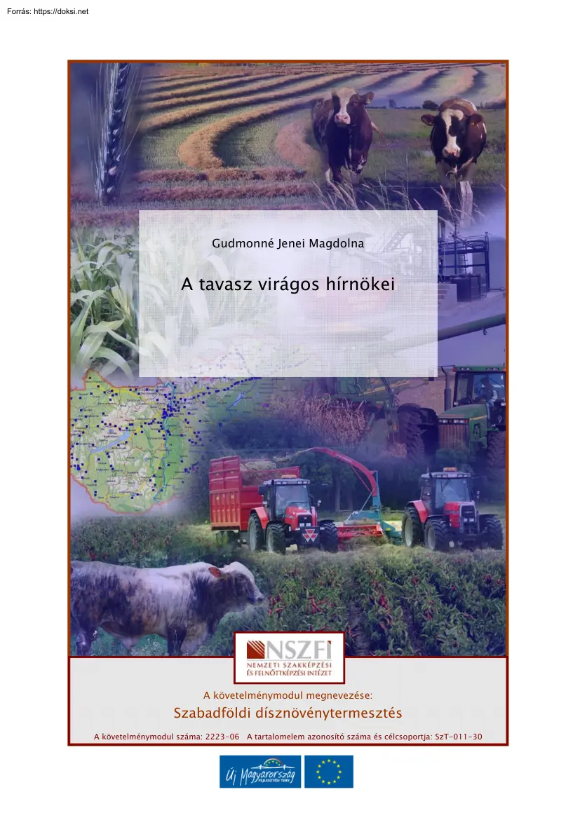 Gudmonné Jenei Magdolna - A tavasz virágos hírnökei