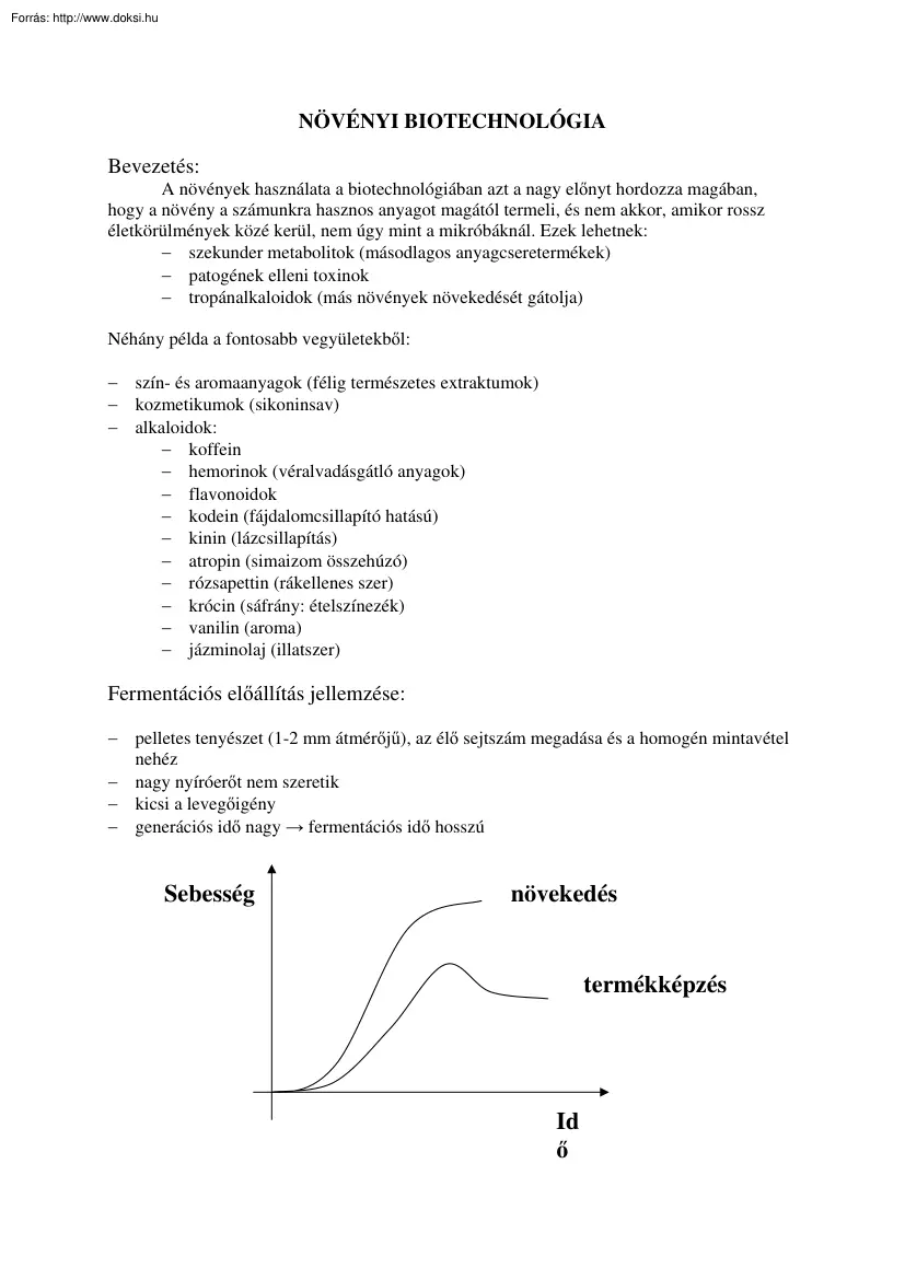 Növényi biotechnológia