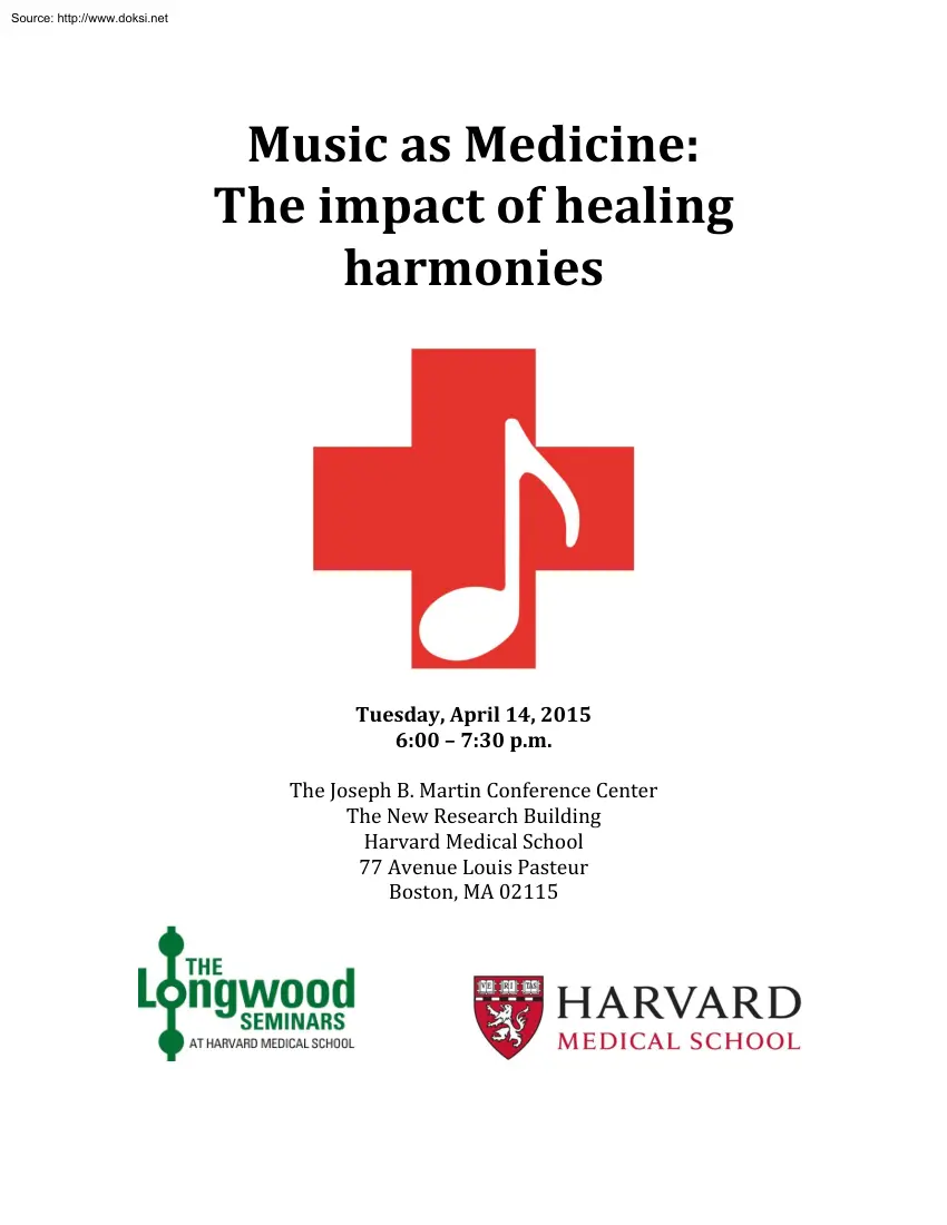 Music as Medicine, The impact of Healing Harmonies
