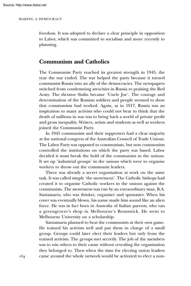 Communism and Catholics